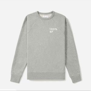 Everlane 100-% SF French Terry Crew Size XXS.